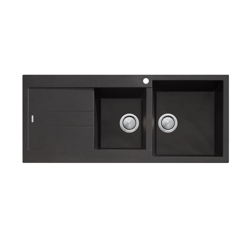 Oliveri Santorini 1 & 3-4 Right Hand Sink & Drainer ST-BL1510RHB