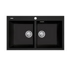 Oliveri Santorini Double Bowl Topmount Sink Includes Overflow - ST-MB1564 OF