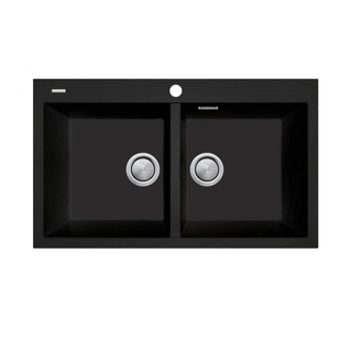 Oliveri Santorini Double Bowl Topmount Sink Includes Overflow - ST-MB1564 OF