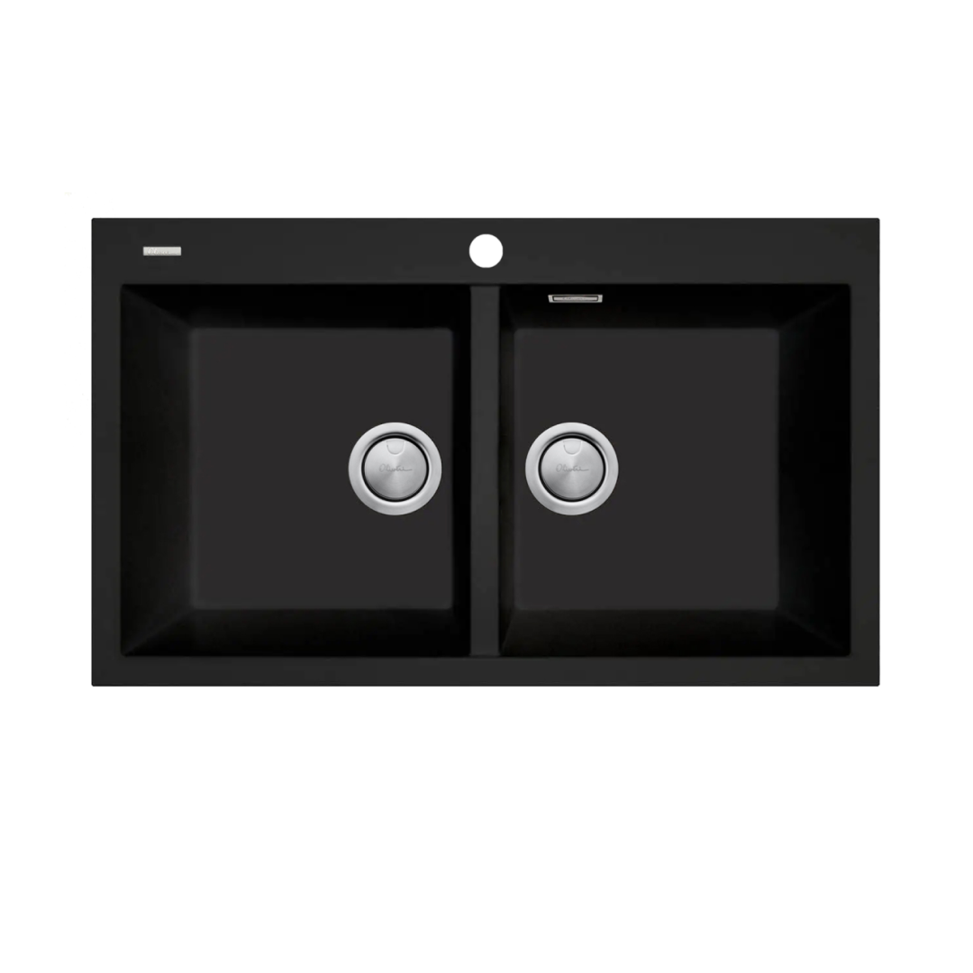 Oliveri Santorini Double Bowl Topmount Sink Includes Overflow - ST-MB1564 OF