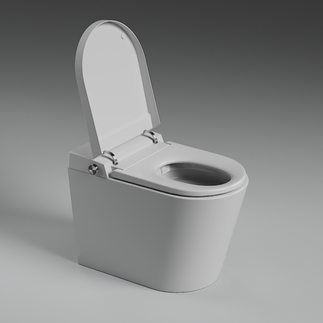 St George Coogee Intelligent Toilet Suite - Gloss White ST-ZTT-450