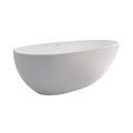 Fienza Bahama 1500mm Solid Surface Stone Freestanding Bath - Matte White - ST03-1500