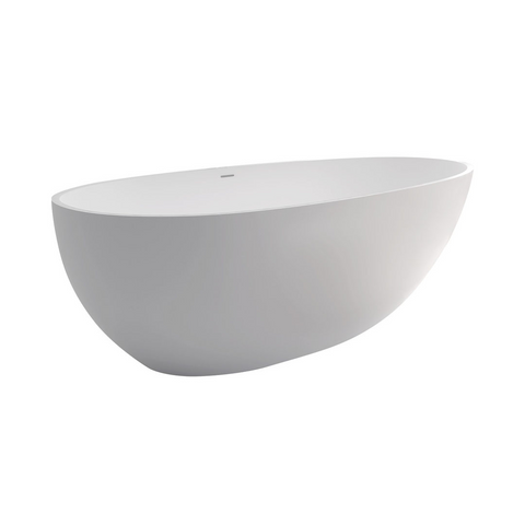 Fienza Bahama 1500mm Solid Surface Stone Freestanding Bath - Matte White
