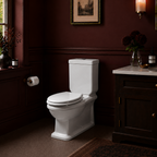 Turner Hastings Stafford Back to Wall Toilet Suite - Gloss White with Chrome Hinges ST675BTW-GW