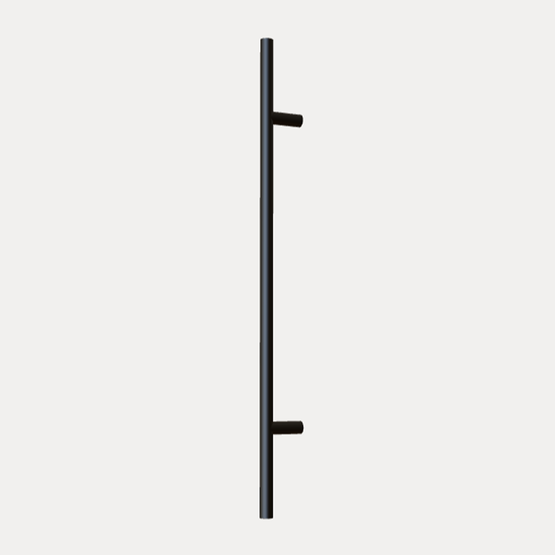 Sussex Stihlo 24V 900mm Heated Towel Rail - Matt Opium Black - STHTR900-58