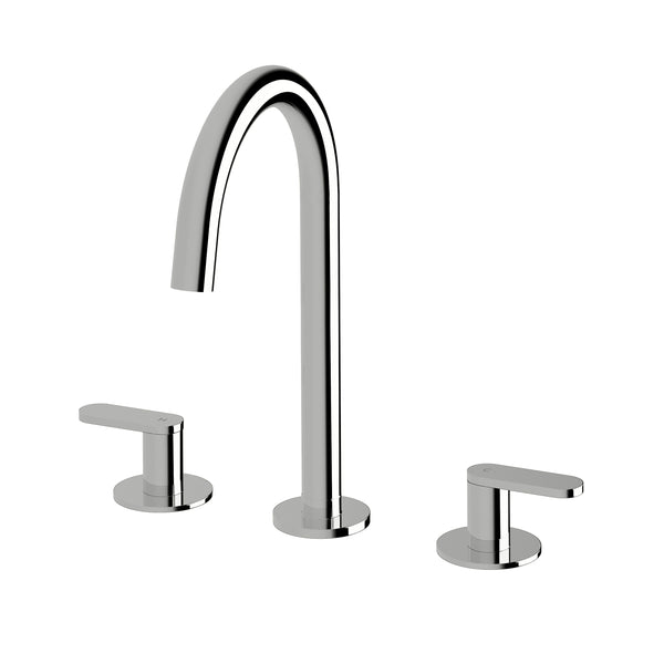 Sussex Duet High Basin Tap Set - Chrome