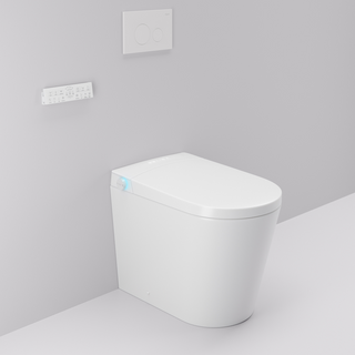 Argent Evoke Wall Faced Smart Toilet Package Includes Argent 80 Smart Cistern - No Flush Plate - SWF100A80