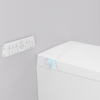Argent Evoke Wall Faced Smart Toilet Package Includes Argent 80 Smart Cistern - No Flush Plate - SWF100A80