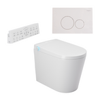 Argent Evoke Wall Faced Smart Toilet Package Includes Argent 80 Smart Cistern - Includes White Grace Button - SWF100A80 + F5020BG