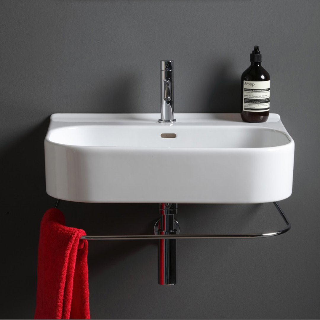 Studio Bagno Synthesis 60 Wall/Bench Basin - Gloss White SYN60/0