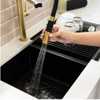 Fienza Sansa Pull-Down Sink Mixer - LF Urban Brass - 229109UB-LF