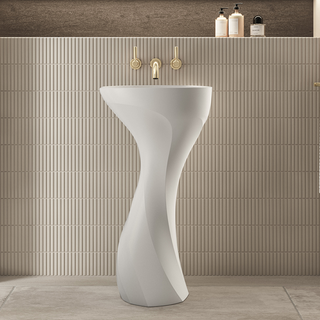 Victoria + Albert Seros 49 Freestanding Basin - Gloss White - FS-SER-49-NO