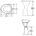 Victoria + Albert Seros 49 Freestanding Basin - Gloss White - FS-SER-49-NO