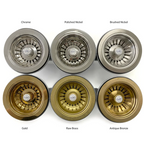 Shaws 90mm Basket Strainer - Raw Brass - FT2900052