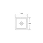 Shaws Belthron Inset Undermount Sink - SBEL381WH