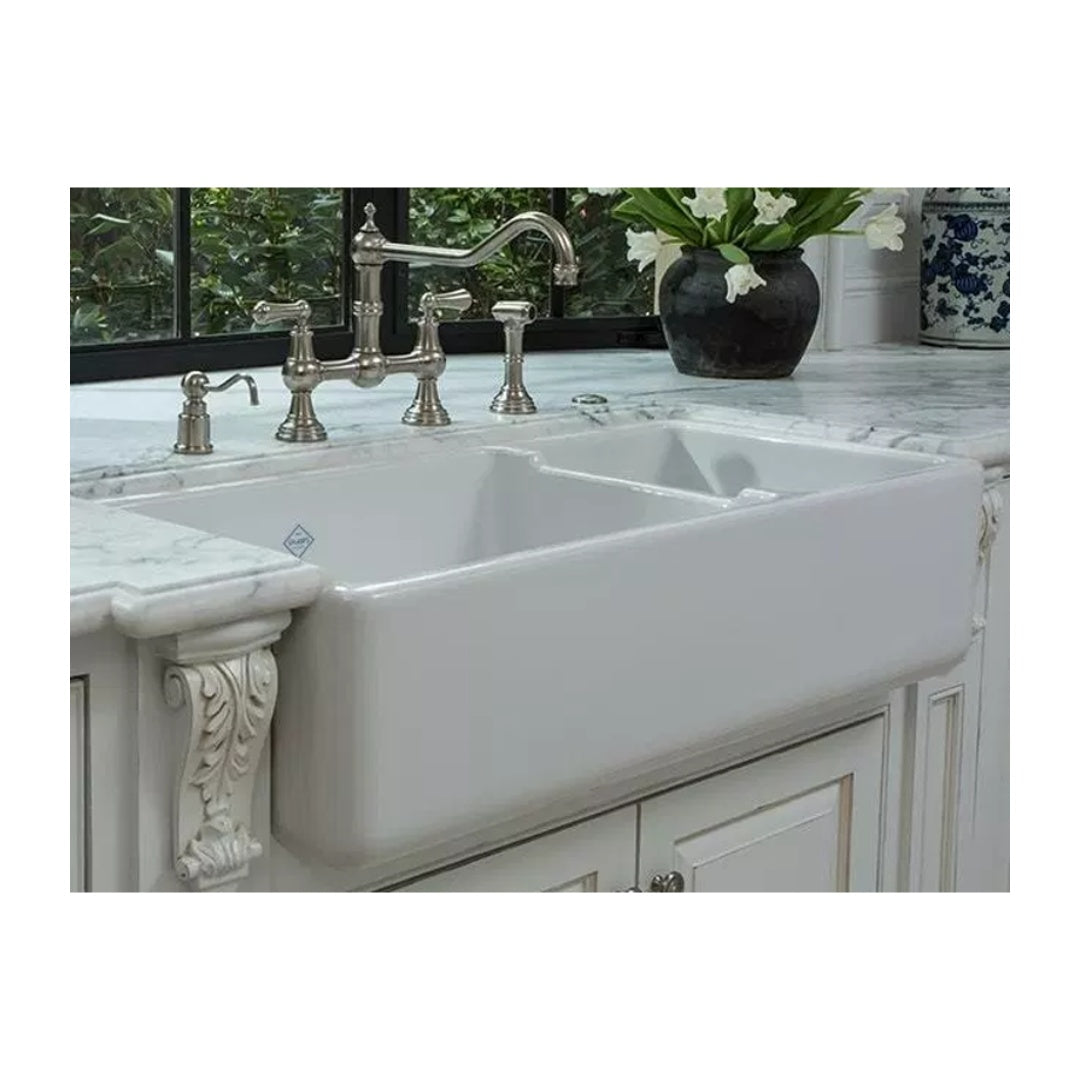 Shaws Edgworth Fireclay Butler Sink - SEDG100WH