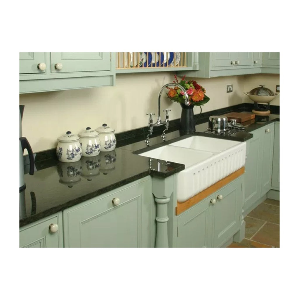 Shaws Ribchester 800 Fireclay Butler Sink - SO0800010WH
