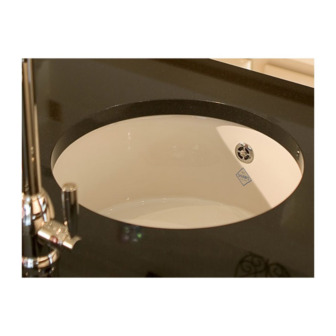 Shaws Round Single Bowl Butler Sink - SCRO460WH