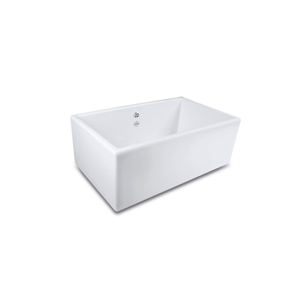 Shaws Shaker Single 800 Fireclay Butler Sink - SCSH108WH