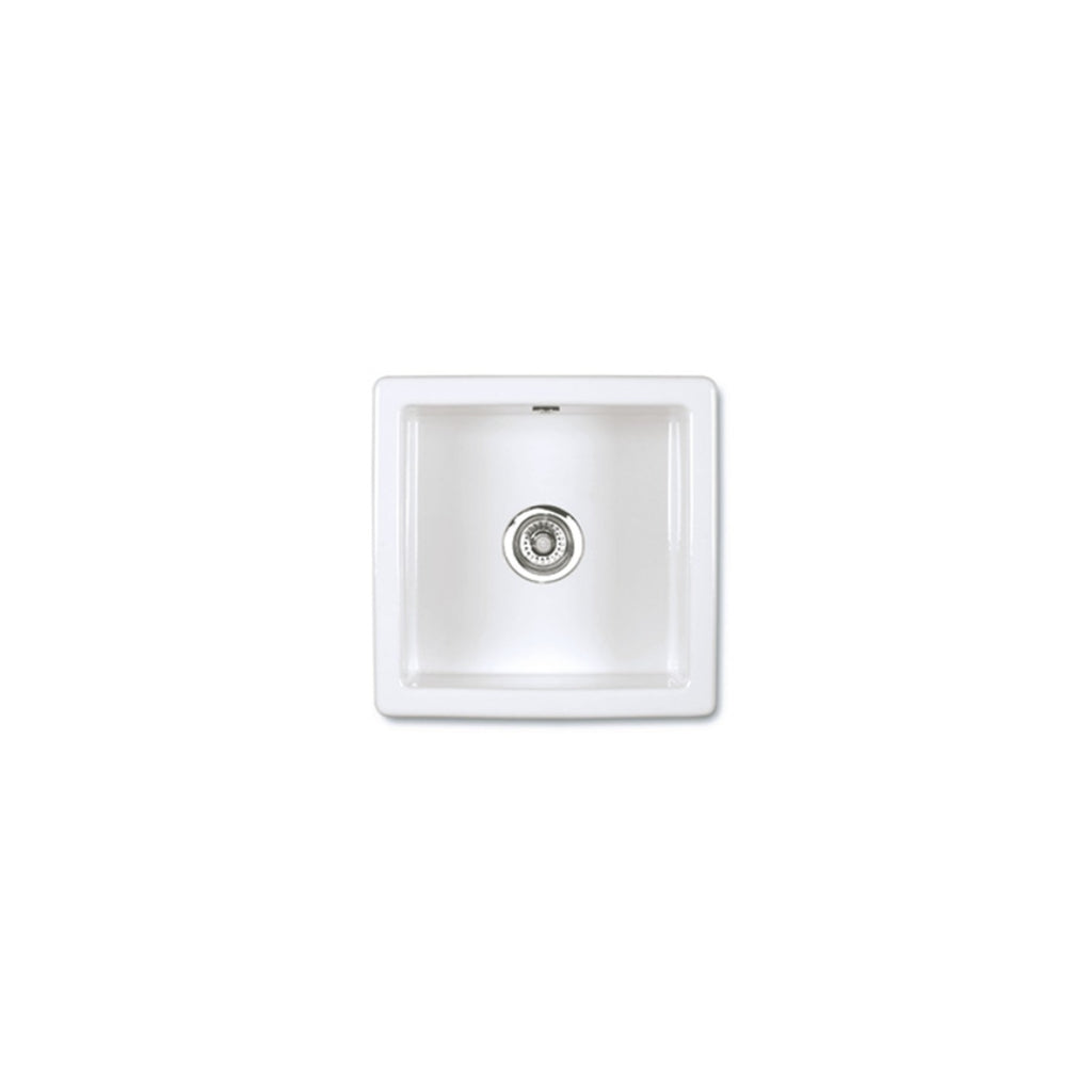 Shaws Square Single Bowl Butler Sink - SCSQ460WH