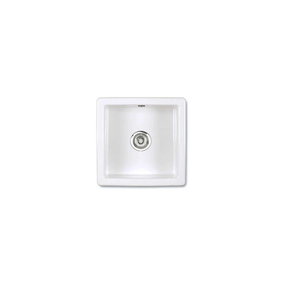Shaws Square Single Bowl Butler Sink - SCSQ460WH