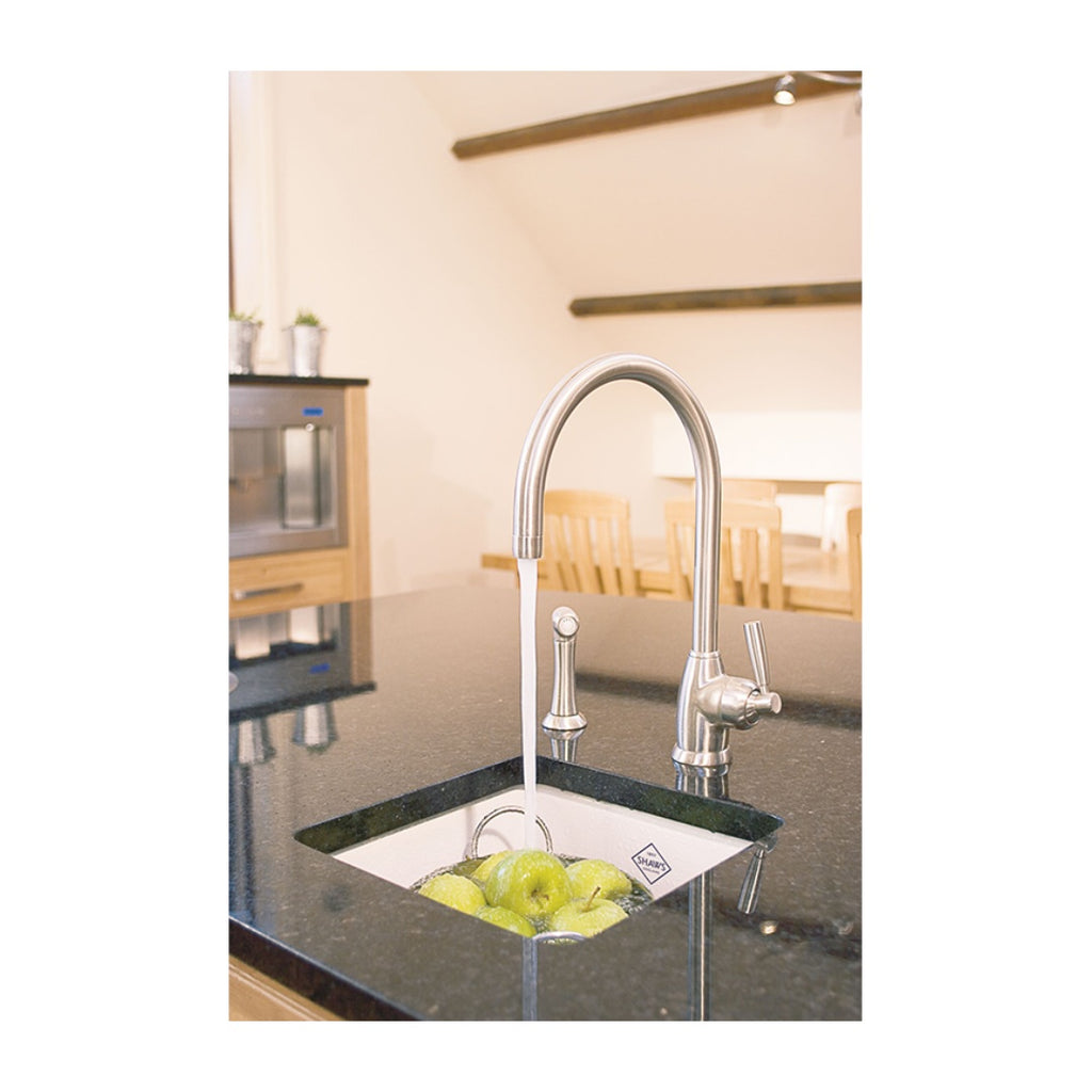 Shaws Square Single Bowl Butler Sink - SCSQ460WH