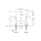 Shaws by Perrin & Rowe Hambleton Kitchen Tap - Nickel LF AUSH.4751NIWPC-3