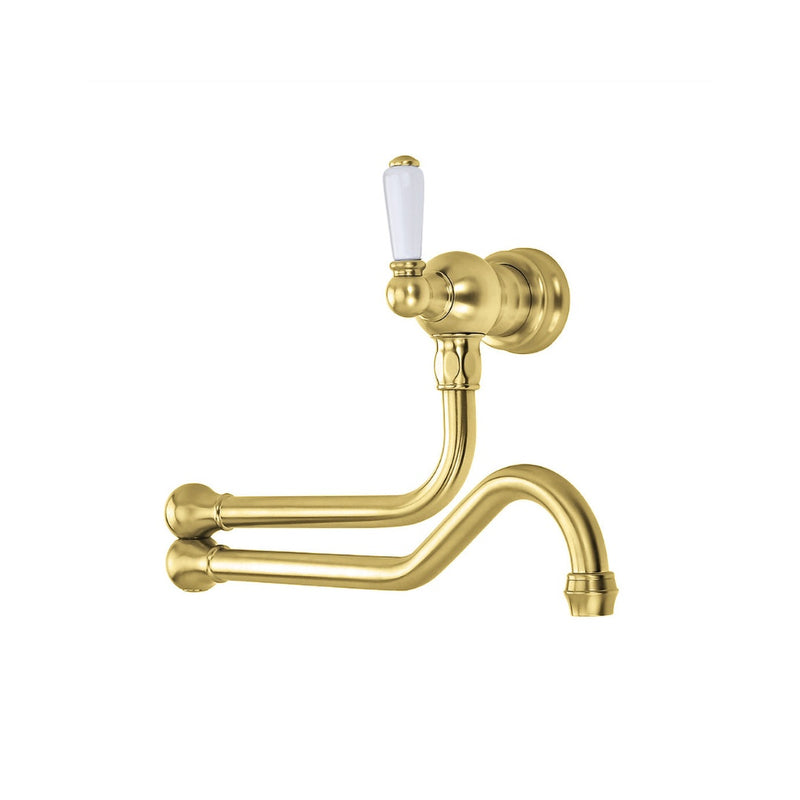 Shaws by Perrin & Rowe Pot Filler - Satin Brass