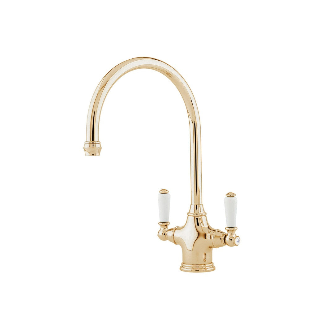 Shaws by Perrin & Rowe Ribble Kitchen Tap - Polished Brass - AUSH.4460BRWPC