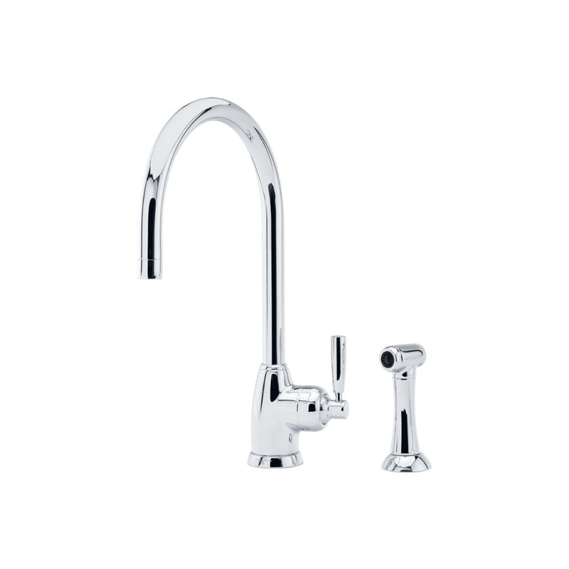 Shaws by Perrin & Rowe Roeburn Kitchen Mixer with Rinse - Chrome
