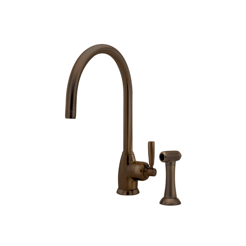 Shaws by Perrin & Rowe Roeburn Kitchen Mixer with Rinse - English Bronze