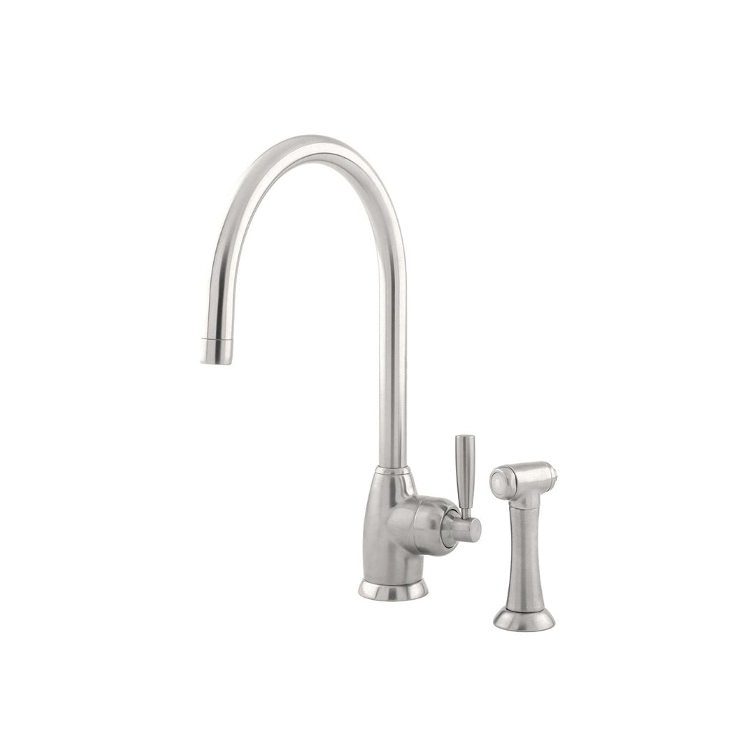 Shaws by Perrin & Rowe Roeburn Kitchen Mixer with Rinse - Pewter - AUSH.4846PF
