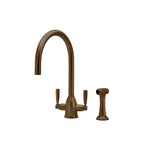 Shaws by Perrin & Rowe Silverdale Kitchen Tap with Spray Rinse - English Bronze LF AUSH.4866EB-3