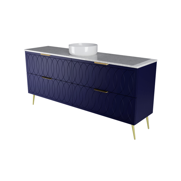 Timberline Sutherland House Deco Freestanding Vanity 1800mm