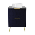 Timberline Sutherland House Deco Freestanding Vanity 600mm - SHCV600CSSAL-Deco