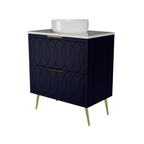 Timberline Sutherland House Deco Freestanding Vanity 750mm - SHCV750CSSAL