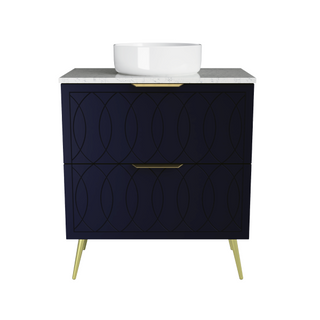 Timberline Sutherland House Deco Freestanding Vanity 750mm - SHCV750CSSAL