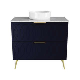 Timberline Sutherland House Deco Freestanding Vanity 900mm - SHCV900CSSAL