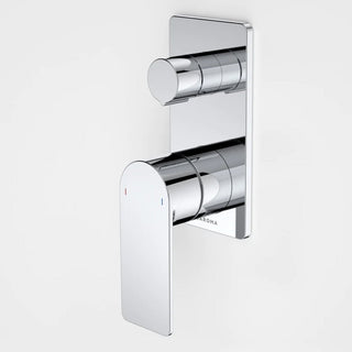 Caroma Urbane II Bath/Shower Mixer & Diverter with Rectangular Plate - Chrome - 99657C