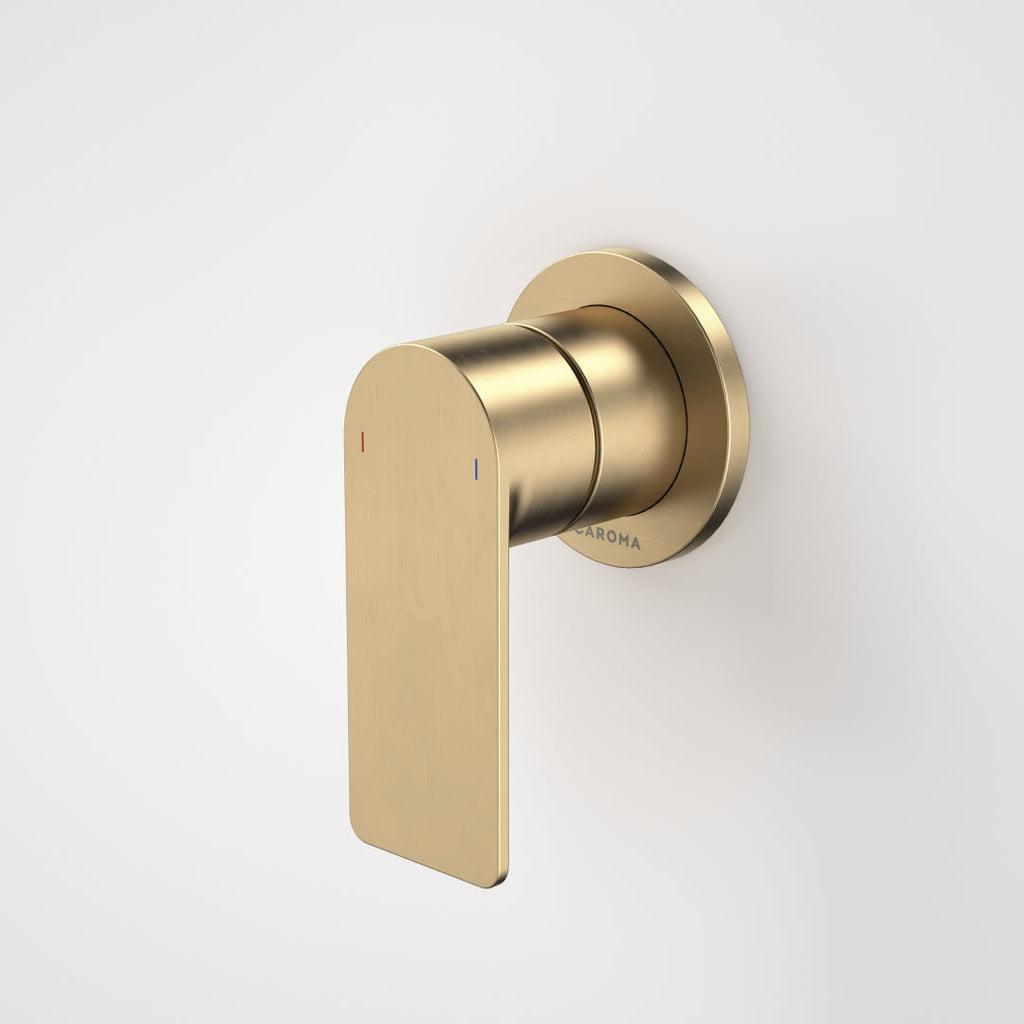 Caroma Urbane II Bath/Shower Round Wall Mixer - Brushed Brass - 99648BB