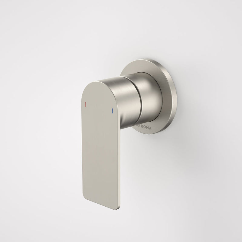 Caroma Urbane II Bath/Shower Round Wall Mixer - Brushed Nickel