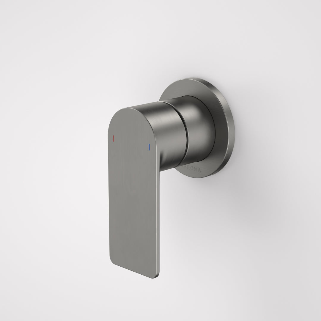 Caroma Urbane II Bath/Shower Round Wall Mixer - Gun Metal - 99648GM