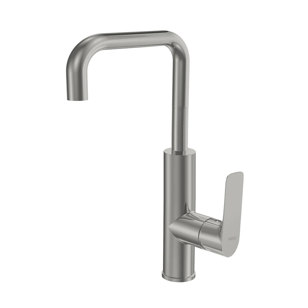 Parisi Slim II Square Kitchen Mixer - Brushed Nickel - S2.07-1HS.41