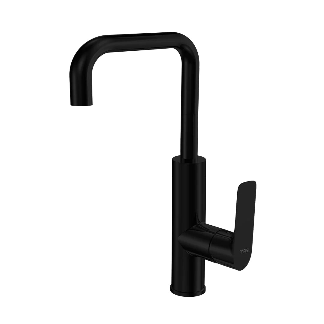 Parisi Slim II Square Kitchen Mixer - Matte Black - S2.07-1HS.02