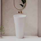 Pietra Bianca Speaker Freestanding Basin - White Onyx - PBS2198-WO