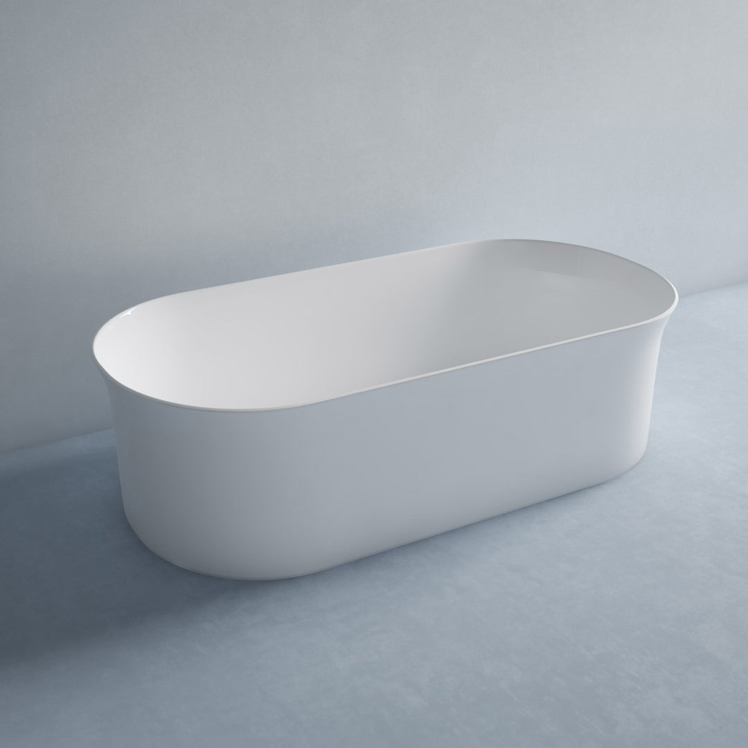 Studio Bagno Blast 1520 Freestanding Bath - Matte White - BL007/MW