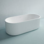 Studio Bagno Colonnade 1700 Freestanding Bath - Matte White - COL007/MW