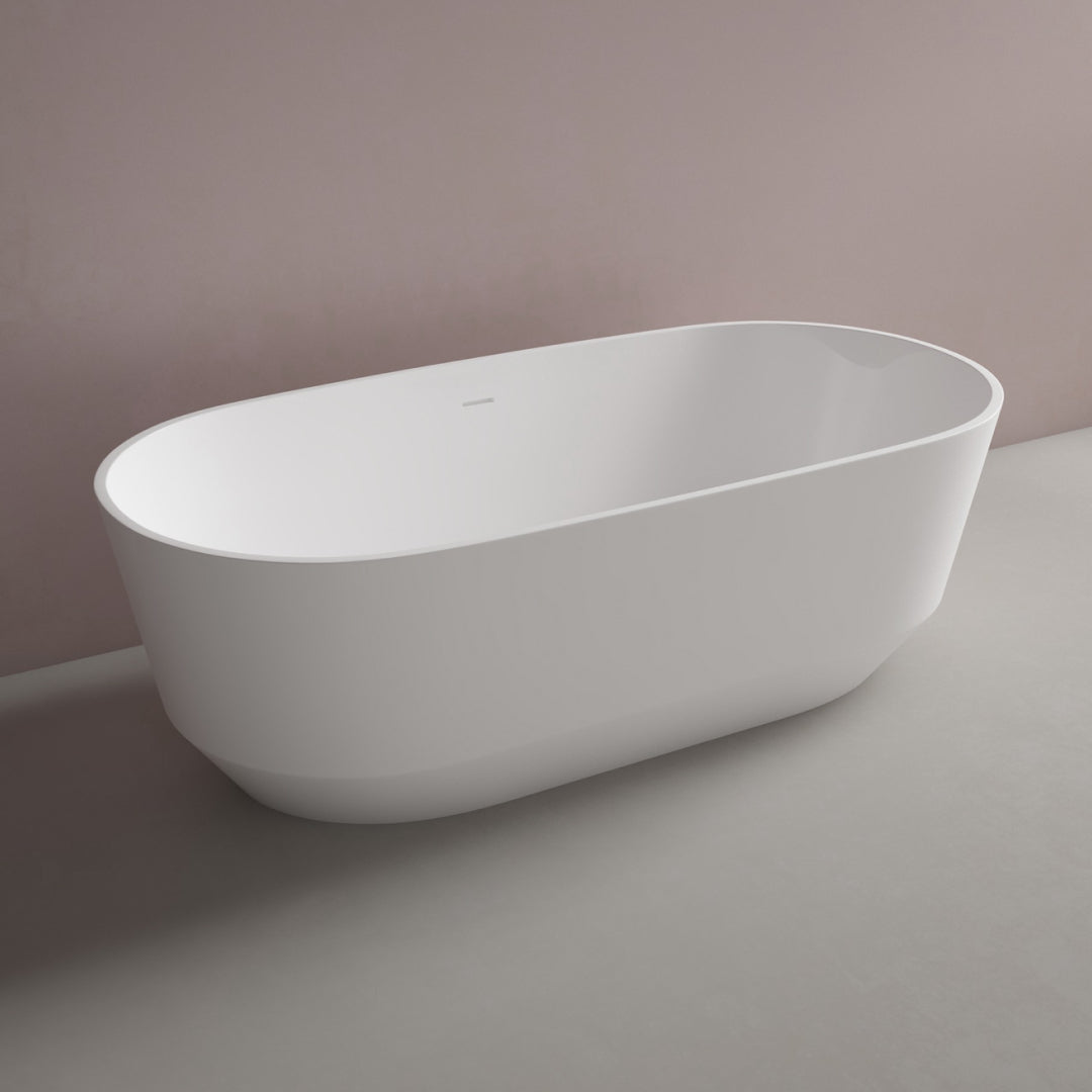 Studio Bagno Decus 1700 Freestanding Bath - Matte White - DEC007/MW