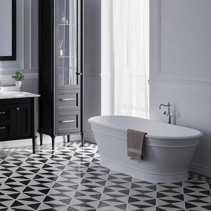 Studio Bagno Impero 1750 Freestanding Bath - Matte White