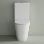 Studio Bagno Manhattan Hi Line Back To Wall Toilet Suite - Bottom Inlet - MHL001BI